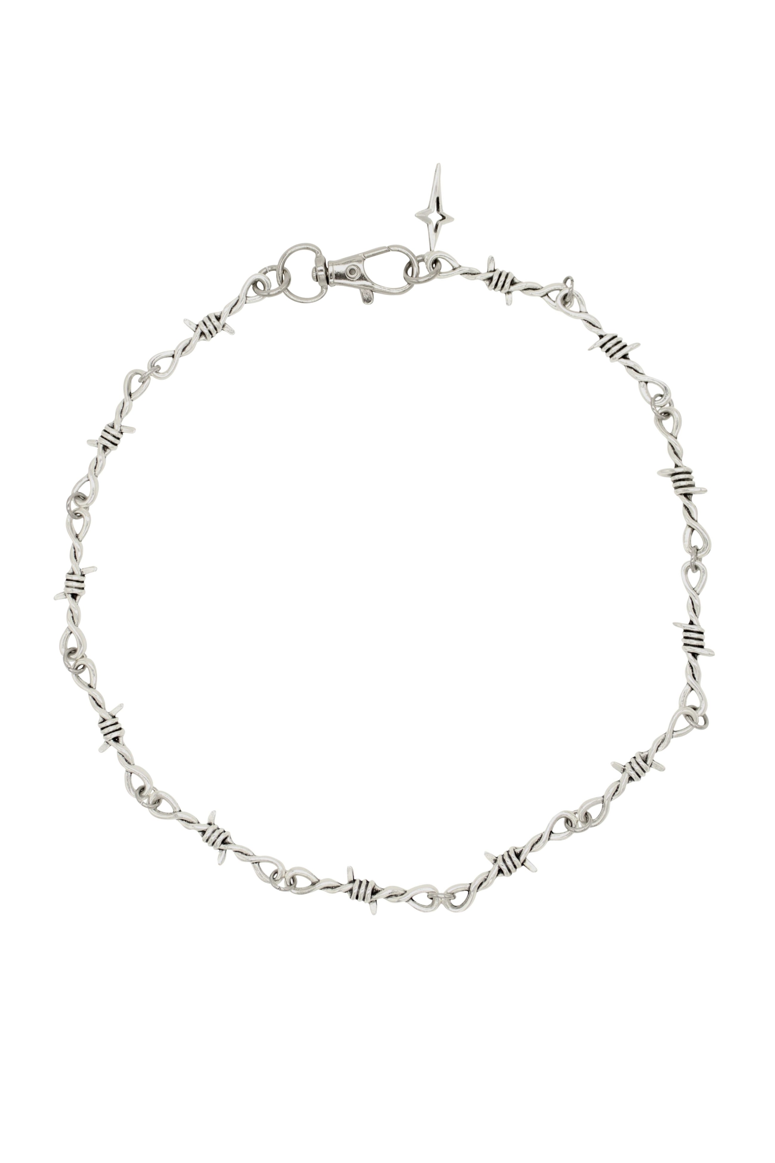Wire Chain Necklace 18″.