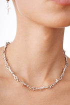 Wire Chain Necklace 18″