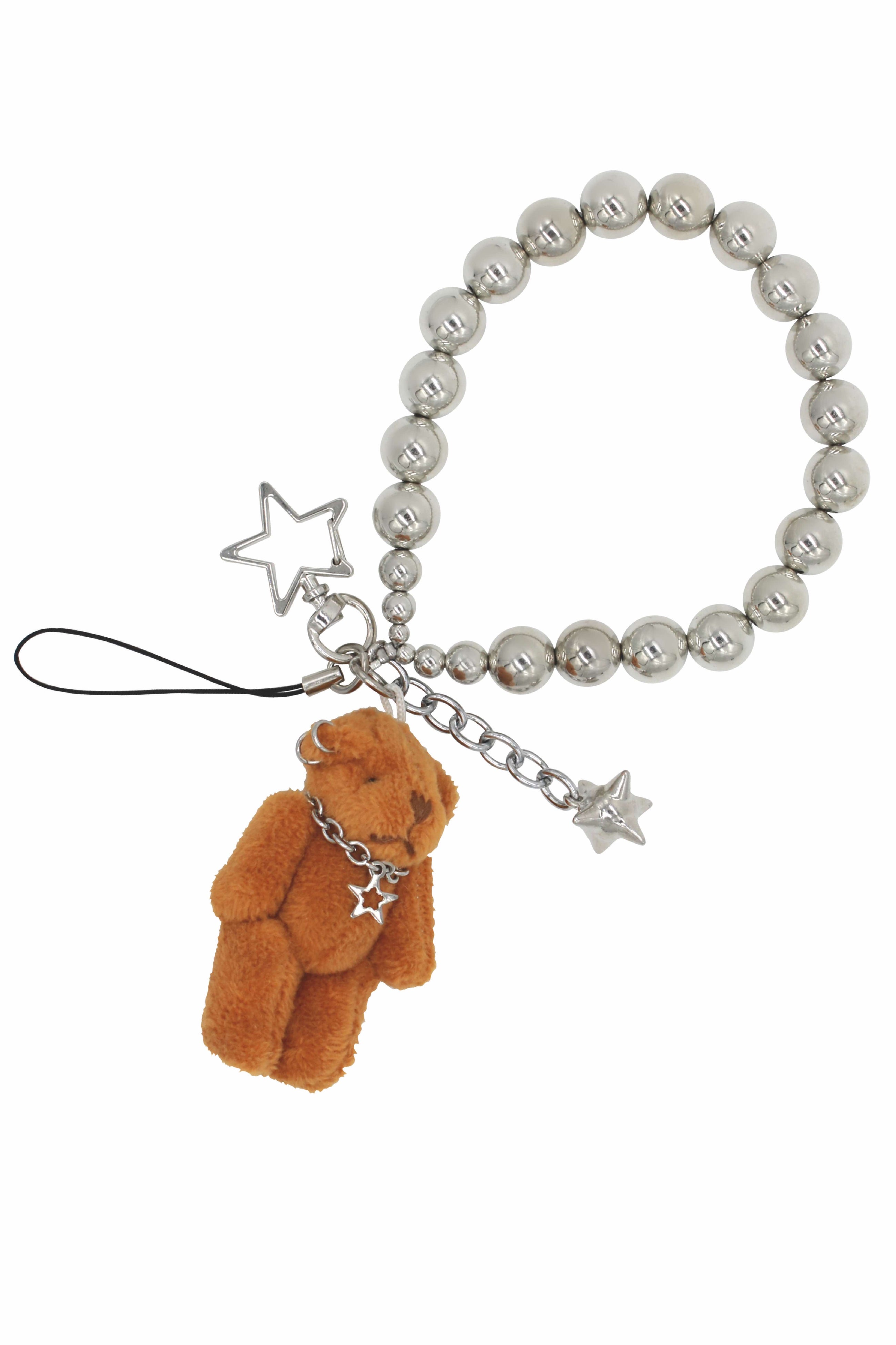 Teddy Bear Phone Strap Key Chain.