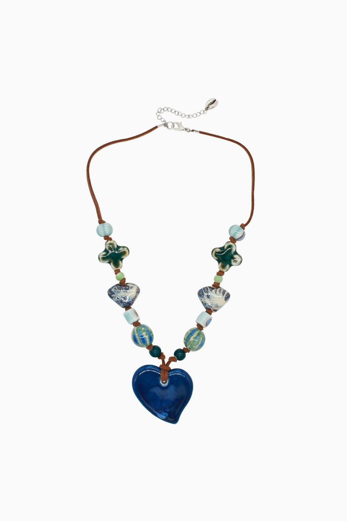 Ceramic Heart Necklace