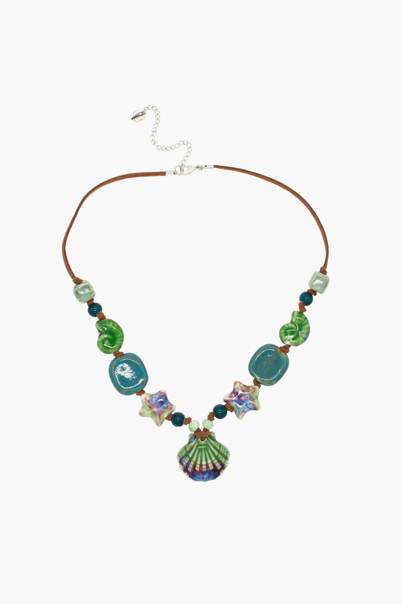 Ceramic Shell Necklace