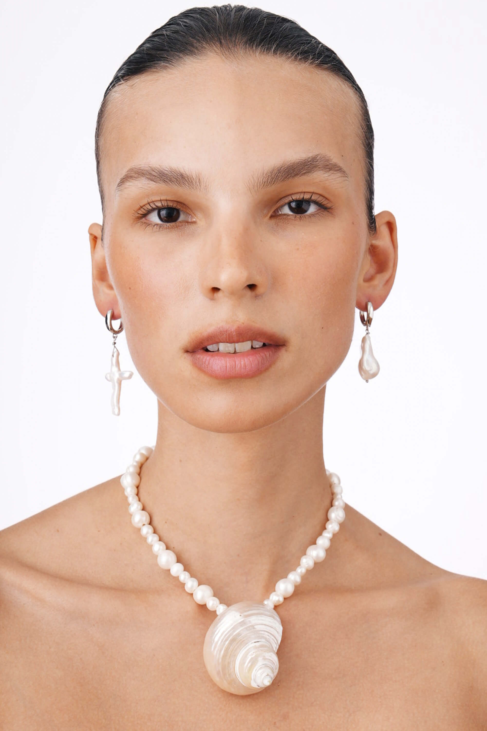 Irregular Pearls Earrings