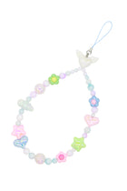 Kawaii - Multicolor Various Shape Beads Phone Strap 8.0″.