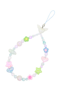 Kawaii - Multicolor Various Shape Beads Phone Strap 8.0″.