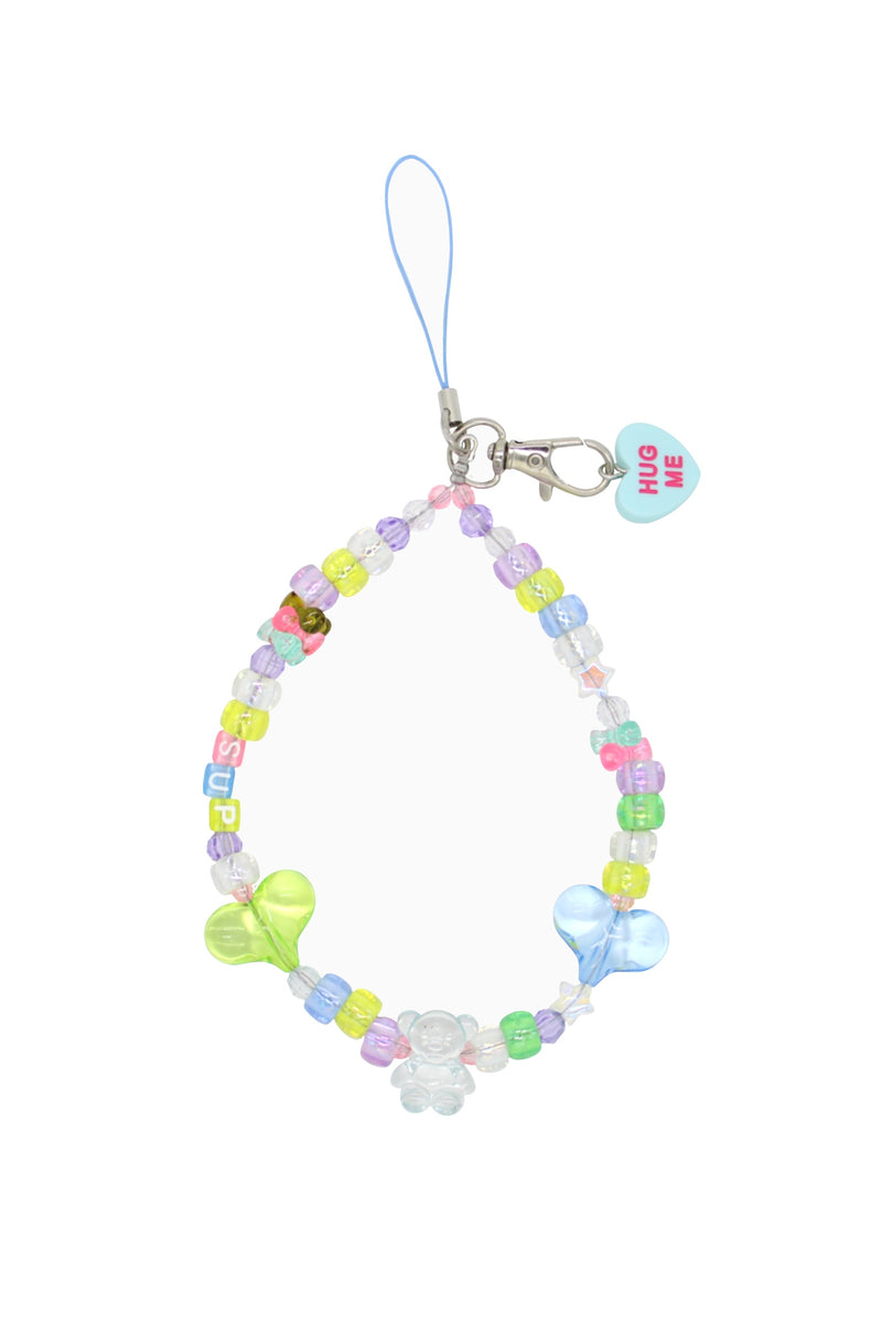 Lolly - Multicolor Various Beads Phone Strap 8.0″