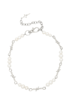Wire Choker - Freshwater Pearl and Wire Choker 15.5″.