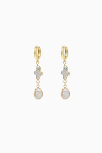 Gold Pearls Earrings
