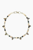 Mini Pearl Cross Necklace.