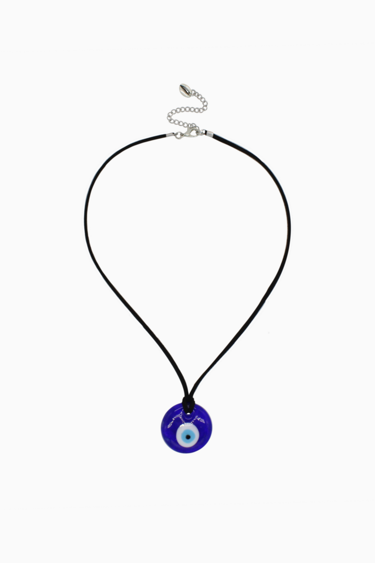 Evil Eye Suede Necklace