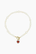 Milena Red Necklace.