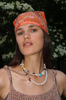 Pearls & Rainbow Necklace.