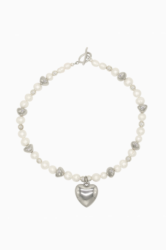 Steel Heart Necklace
