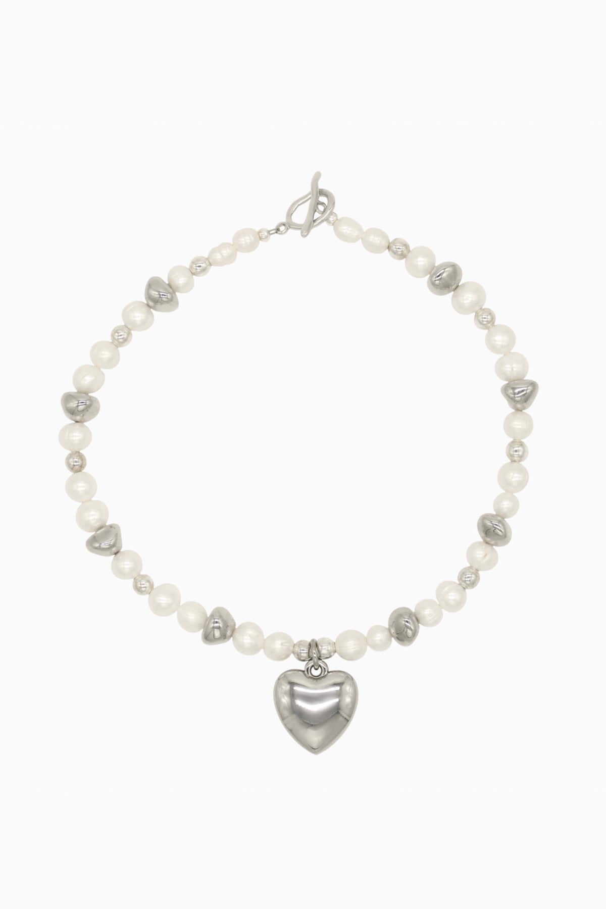 Steel Heart Necklace