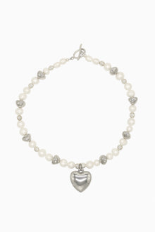 Steel Heart Necklace.