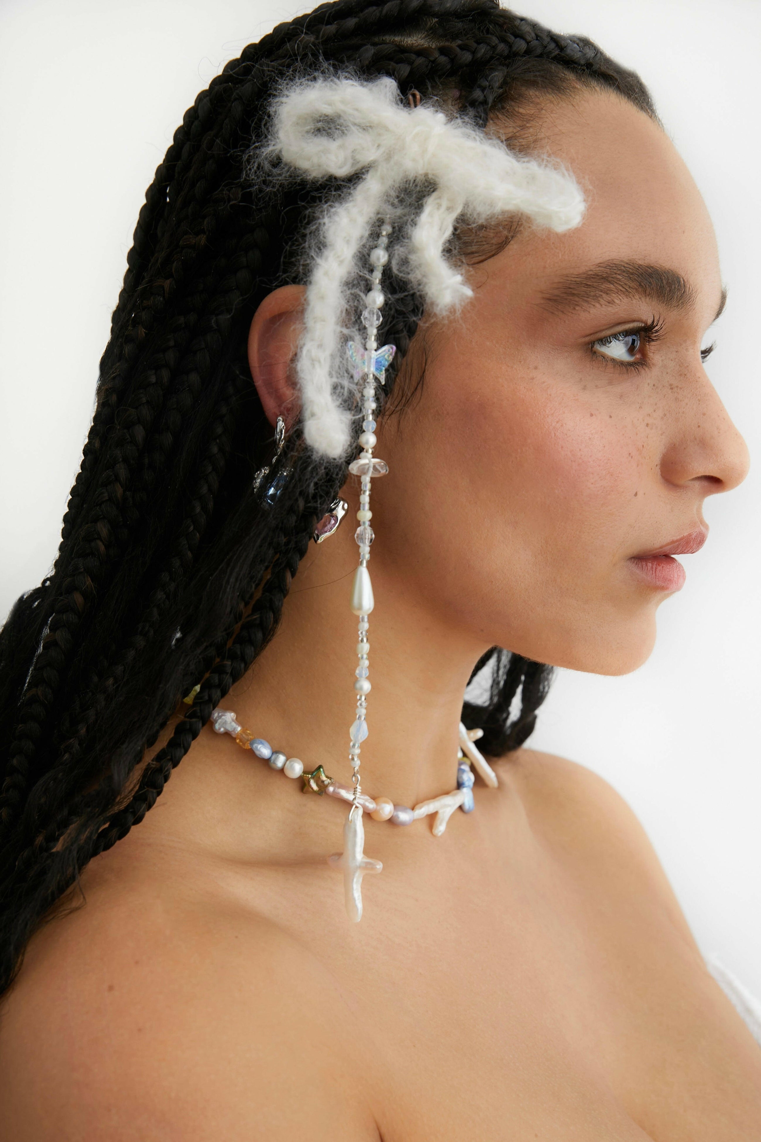 Nymph Braid in jewelry.