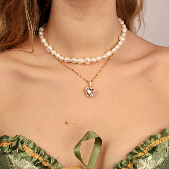 Bella Necklace Rose